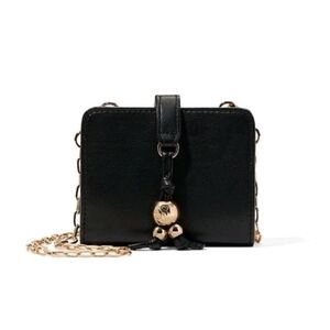 Victoria's Secret Convertible Chain Wallet BLACK